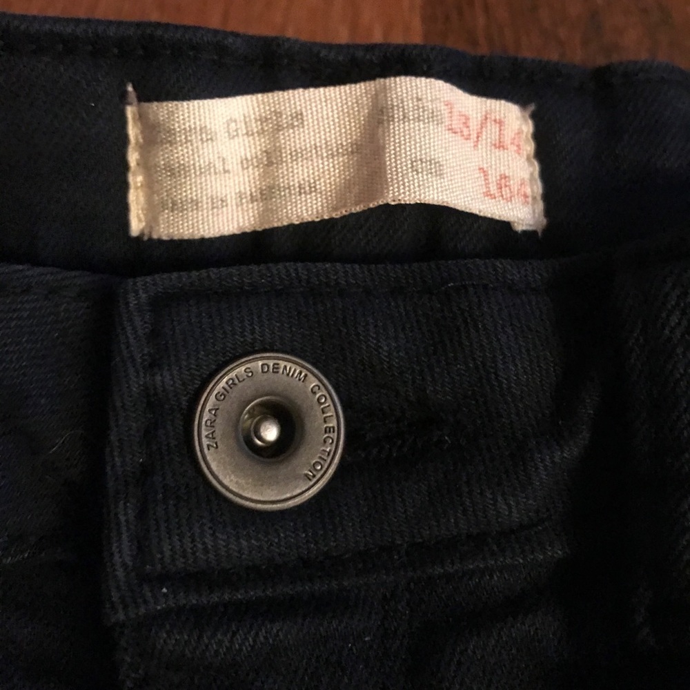 Zara girls casual collection navy skinny 13/14 - Picture 5 of 10
